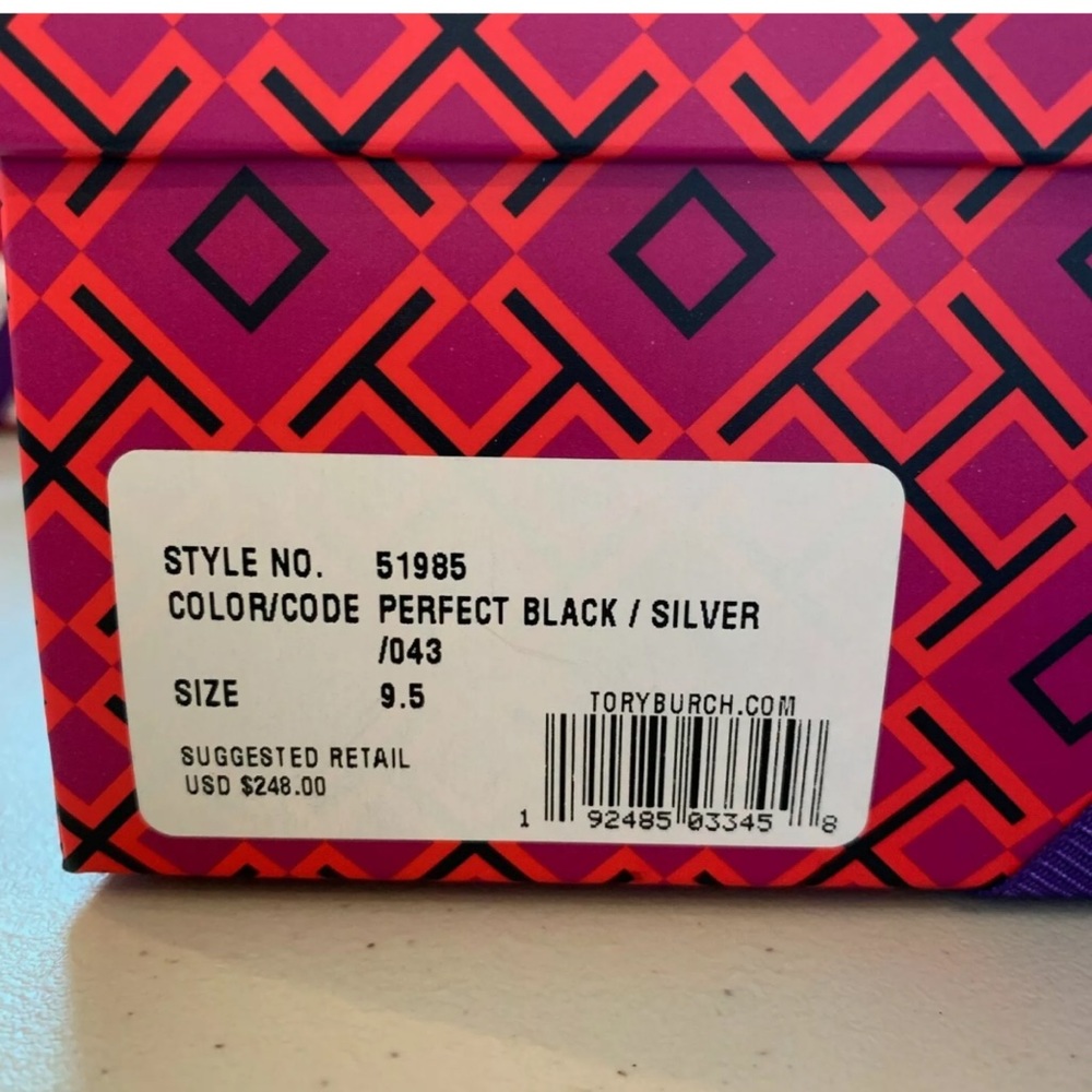 New TORY BURCH Ines Wedge Slides - Picture 7 of 8